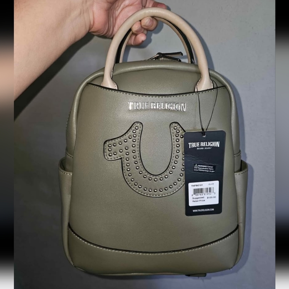 True Religion Olive Backpack